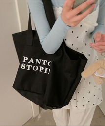 大容量 レタープリント キャンバストートバッグ