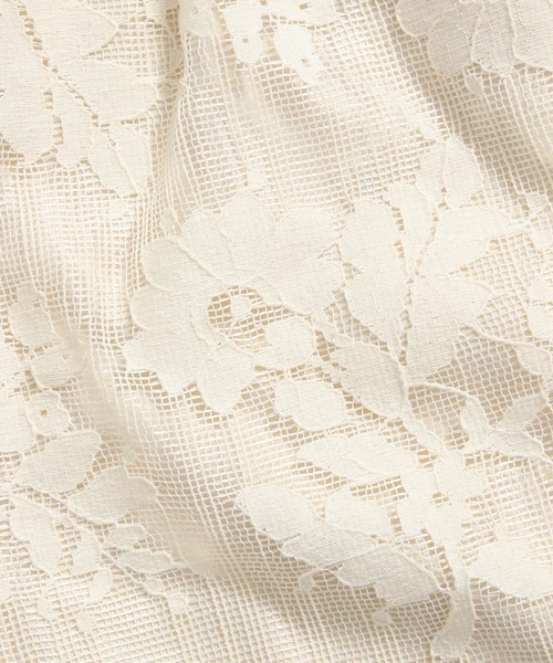 mysty woman（ミスティウーマン）の「【セットアップ着用可】レーシーショートパンツ 574581（その他パンツ・レディース・ブラック/オフホワイト・FREE）」の3枚目の写真