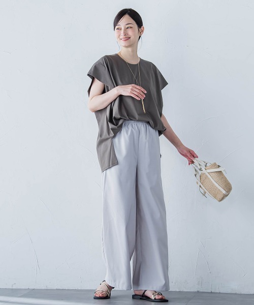 LAUTREAMONT（ロートレアモン）の「【WEB限定】フィルムストライプイージーパンツ ≪手洗い可能≫（その他パンツ・レディース・ダークネイビー/グレー系その他・7号/9号/11号）」の18枚目の写真