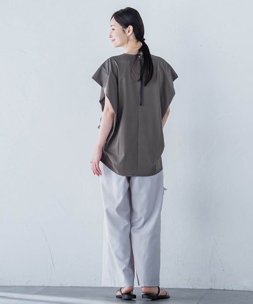 LAUTREAMONT（ロートレアモン）の「【WEB限定】フィルムストライプイージーパンツ ≪手洗い可能≫（その他パンツ・レディース・ダークネイビー/グレー系その他・7号/9号/11号）」の21枚目の写真