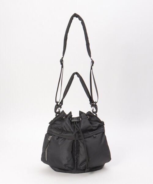 VENCEEXCHANGE（ヴァンスエクスチェンジ）の「ドロストショルダーバッグ（ショルダーバッグ・レディース・ブラック/カーキ/グレー・FREE）」の4枚目の写真