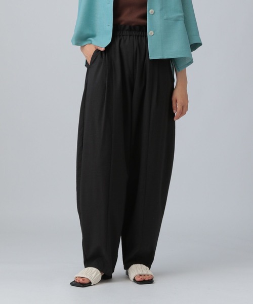 LEPSIM（レプシィム）の「ウエストフリルコクーンパンツ　327291（その他パンツ・レディース・ブラウン/ブラック・FREE）」の3枚目の写真