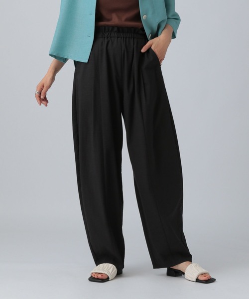 LEPSIM（レプシィム）の「ウエストフリルコクーンパンツ　327291（その他パンツ・レディース・ブラウン/ブラック・FREE）」の5枚目の写真