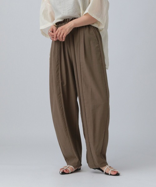 LEPSIM（レプシィム）の「ウエストフリルコクーンパンツ　327291（その他パンツ・レディース・ブラウン/ブラック・FREE）」の10枚目の写真