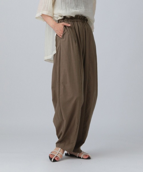 LEPSIM（レプシィム）の「ウエストフリルコクーンパンツ　327291（その他パンツ・レディース・ブラウン/ブラック・FREE）」の11枚目の写真