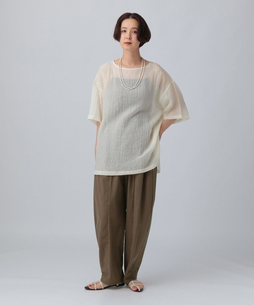 LEPSIM（レプシィム）の「ウエストフリルコクーンパンツ　327291（その他パンツ・レディース・ブラウン/ブラック・FREE）」の14枚目の写真