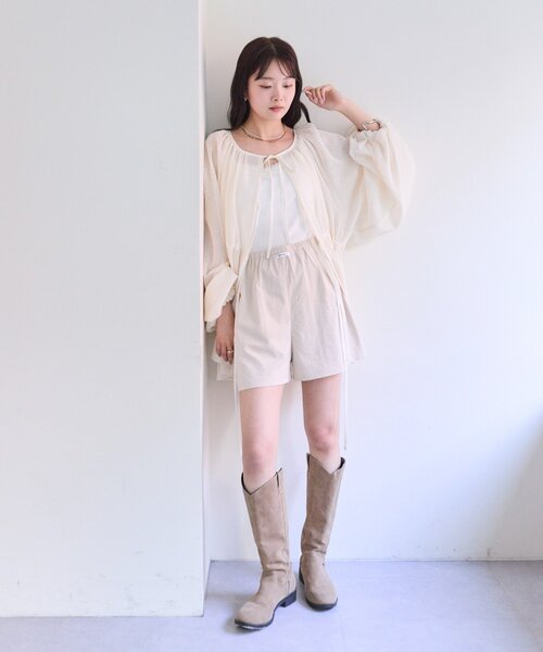 mystic（ミスティック）の「イージートランツ（その他パンツ・レディース・アイボリー/ブラック・FREE）」の17枚目の写真