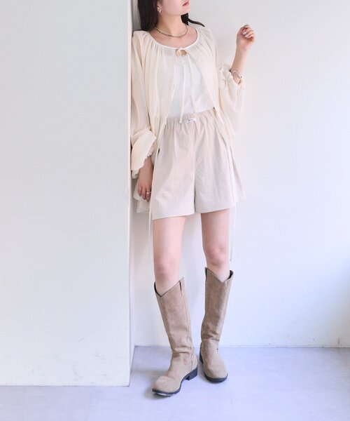 mystic（ミスティック）の「イージートランツ（その他パンツ・レディース・アイボリー/ブラック・FREE）」の16枚目の写真