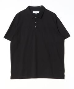 美品　【別注】MORGANO / コットン ショートスリーブ ニット ポロシャツ セール】【別注】MORGANO / コットン ショートスリーブ ニット
