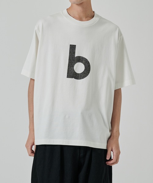 blurhms(ブラームス)の「【blurhms】bd Print Tee WIDE(Tシャツ/カットソー・メンズ・ブラック/ホワイト・2/3)」の2枚目の写真