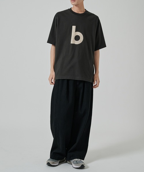 blurhms】bd Print Tee WIDE（Tシャツ/カットソー）｜blurhms