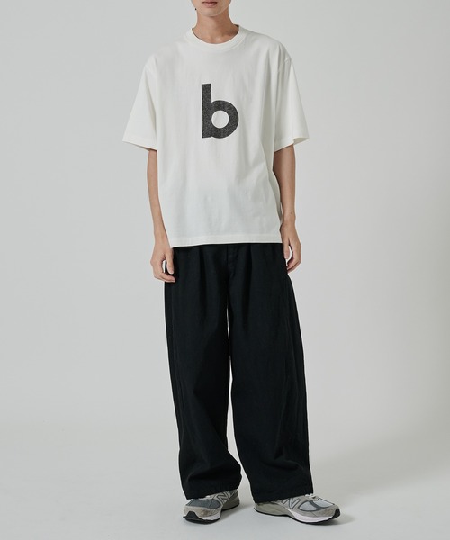 blurhms(ブラームス)の「【blurhms】bd Print Tee WIDE(Tシャツ/カットソー・メンズ・ブラック/ホワイト・2/3)」の3枚目の写真