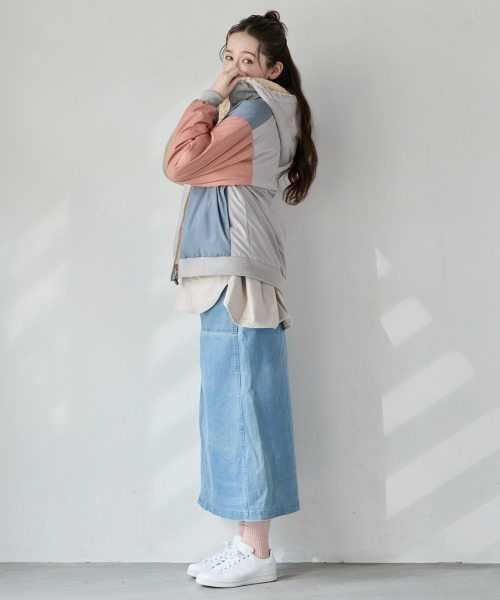 KRIFF MAYER Lady's Collection(クリフメイヤーレディースコレクション)の「【2WAY・リバーシブル】ひっくりジャケット(その他アウター・レディース・ブラック/その他5/カラフル/その他6/カーキ/グレイッシュベージュ・LARGE/MEDIUM)」の13枚目の写真