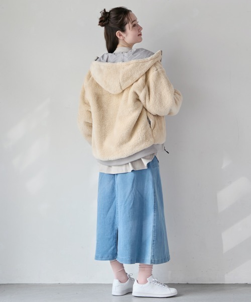 KRIFF MAYER Lady's Collection(クリフメイヤーレディースコレクション)の「【2WAY・リバーシブル】ひっくりジャケット(その他アウター・レディース・ブラック/その他5/カラフル/その他6/カーキ/グレイッシュベージュ・LARGE/MEDIUM)」の16枚目の写真