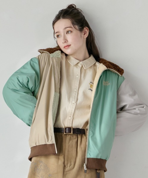 KRIFF MAYER Lady's Collection(クリフメイヤーレディースコレクション)の「【2WAY・リバーシブル】ひっくりジャケット(その他アウター・レディース・ブラック/その他5/カラフル/その他6/カーキ/グレイッシュベージュ・LARGE/MEDIUM)」の17枚目の写真