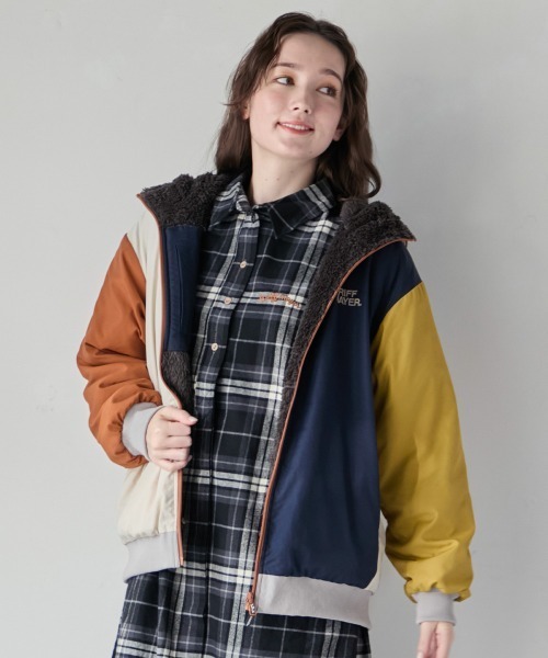 KRIFF MAYER Lady's Collection(クリフメイヤーレディースコレクション)の「【2WAY・リバーシブル】ひっくりジャケット(その他アウター・レディース・ブラック/その他5/カラフル/その他6/カーキ/グレイッシュベージュ・LARGE/MEDIUM)」の19枚目の写真