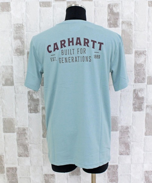 Carhartt(カーハート)の「リラックスフィット バックプリント グラフィックTシャツ Relaxd Fit Lightweight Short-Sleeve Pocket Built Graphic T-Shirt(Tシャツ/カットソー・メンズ・ブラック/ブルー・S/M/L/XL)」の9枚目の写真
