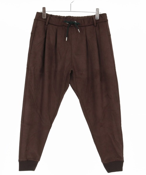 CAMBIO(カンビオ)の「mp13860-Suede Like Back Shaggy Ponti Jogger Pants ジョガーパンツ(その他パンツ・メンズ・ブラック/ブラウン・S/M/L)」の15枚目の写真