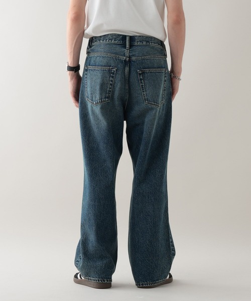 RAGEBLUE（レイジブルー）の「ヴィンテージライク/デニムバギーワイドパンツ（デニムパンツ・メンズ・ライトブルー/ブルー/インディゴブルー/ダークグレー/ブラック・LARGE/MEDIUM/SMALL）」の7枚目の写真