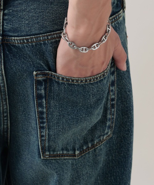 RAGEBLUE（レイジブルー）の「ヴィンテージライク/デニムバギーワイドパンツ（デニムパンツ・メンズ・ライトブルー/ブルー/インディゴブルー/ダークグレー/ブラック・LARGE/MEDIUM/SMALL）」の9枚目の写真