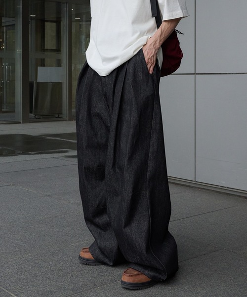 18_KS　Perushu リジットデニム Perushu ジーンズ SILVER STUDDED RIGID DENIM/シルバースタッズ