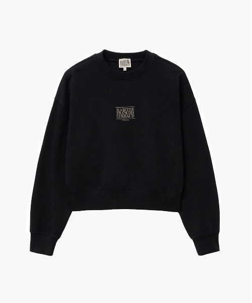 MARITHE + FRANCOIS GIRBAUD（マリテフランソワジルボー）の「W NEW CLASSIC LOGO SWEATSHIRT（スウェット・レディース・ブルー/ブラック/ベージュ・SMALL/MEDIUM）」の6枚目の写真