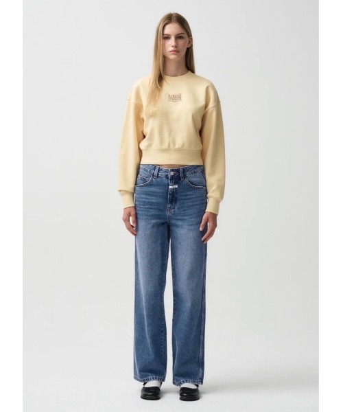 MARITHE + FRANCOIS GIRBAUD（マリテフランソワジルボー）の「W NEW CLASSIC LOGO SWEATSHIRT（スウェット・レディース・ブルー/ブラック/ベージュ・SMALL/MEDIUM）」の9枚目の写真