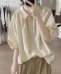 ブラウス シャツ ドロップショルダーボリュームスリーブブラウス レディース Amazon.co.jp: ボリューム袖 ブラウス シャツ レディース シャツ