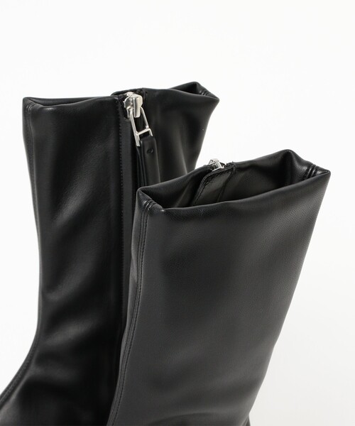 Demi-Luxe BEAMS（デミルクス ビームス）の「PIPPICHIC / chu chu stretch ブーツ（ドレスシューズ・レディース・ブラック・37.5/36.5/35.5）」の6枚目の写真