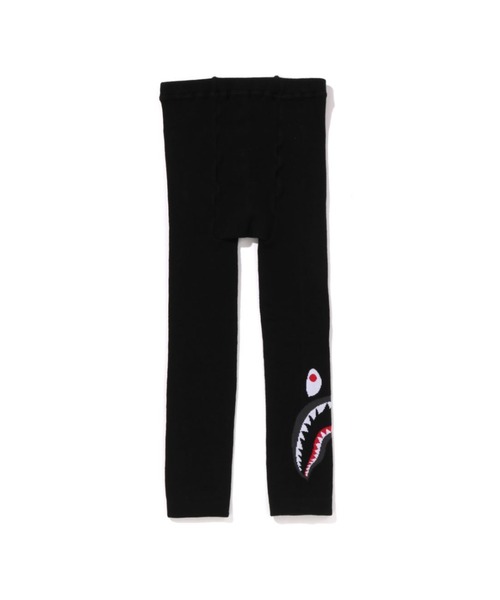 A BATHING APE（アベイシングエイプ）の「SHARK LEGGINGS（レギンス/スパッツ・キッズ・ブラック/グレー・LARGE/MEDIUM）」の3枚目の写真
