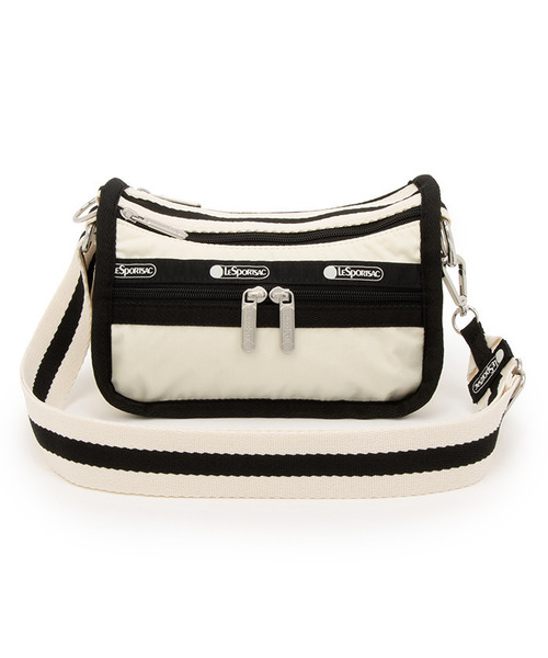 LeSportsac(レスポートサック)の「SMALL LOAF CROSSBODY スペクテイターサンドバー/ブラック(ショルダーバッグ・レディース・ホワイト・FREE)」の4枚目の写真