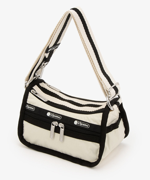 LeSportsac(レスポートサック)の「SMALL LOAF CROSSBODY スペクテイターサンドバー/ブラック(ショルダーバッグ・レディース・ホワイト・FREE)」の3枚目の写真