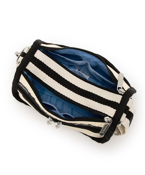 LeSportsac(レスポートサック)の「SMALL LOAF CROSSBODY スペクテイターサンドバー/ブラック(ショルダーバッグ・レディース・ホワイト・FREE)」の5枚目の写真