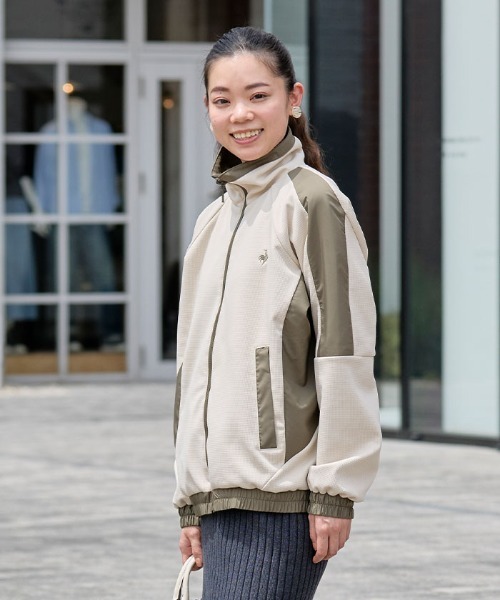 le coq sportif（ルコックスポルティフ）の「【ルコックスポルティフ】防風/保温/撥水２WAYリバーシブルアウター（その他アウター・レディース・ブラウン/ベージュ/ブラック・M/XL/S/L）」の16枚目の写真