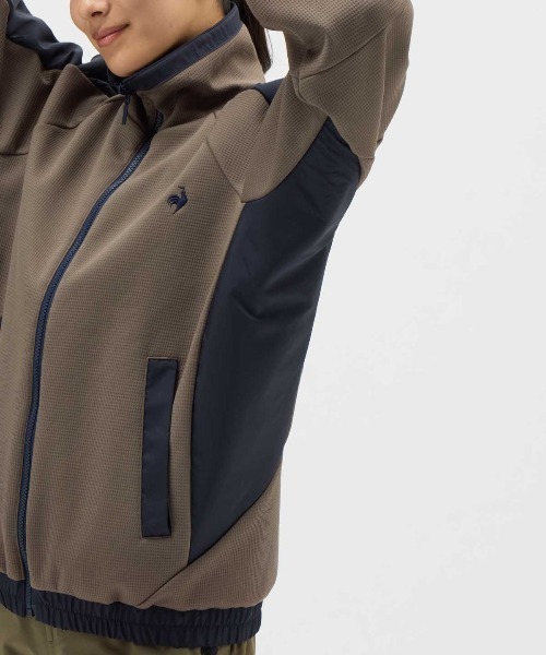 le coq sportif（ルコックスポルティフ）の「【ルコックスポルティフ】防風/保温/撥水２WAYリバーシブルアウター（その他アウター・レディース・ブラウン/ベージュ/ブラック・M/XL/S/L）」の8枚目の写真