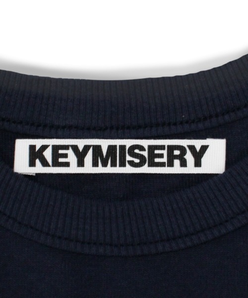 tシャツ A'GEM/9 × .kom 「KEYMISERY」スモールロゴ Tシャツ レディース KEYMISERY tシャツ A'GEM/9 × .kom 「KEYMISERY」スモールロゴ T