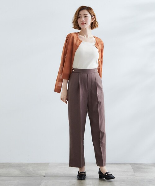 grove（グローブ）の「2WAYスクエアネックタンク（タンクトップ・レディース・ブラック/オフホワイト/ベージュ系4・01/02/03/04/05）」の5枚目の写真