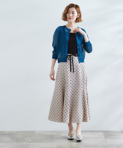 grove（グローブ）の「2WAYスクエアネックタンク（タンクトップ・レディース・ブラック/オフホワイト/ベージュ系4・01/02/03/04/05）」の10枚目の写真