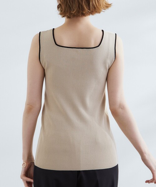 grove（グローブ）の「2WAYスクエアネックタンク（タンクトップ・レディース・ブラック/オフホワイト/ベージュ系4・01/02/03/04/05）」の19枚目の写真