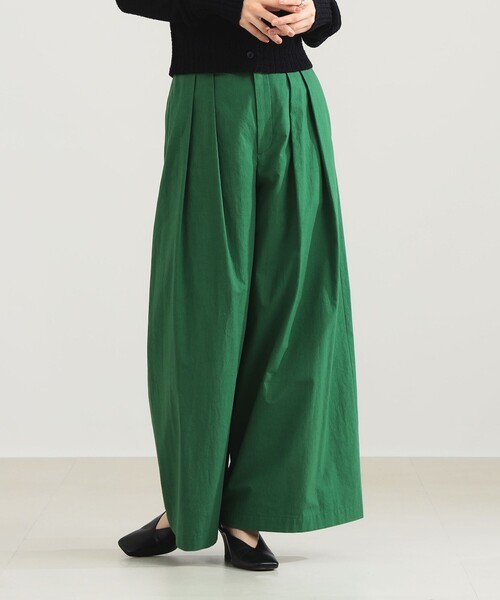 セール】【12/4値下げ】AK+1 / コットン ワイドパンツ［手洗い可