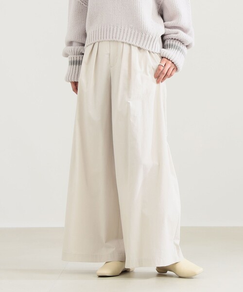 セール】【1/9再値下げ】AK+1 / コットン ワイドパンツ［手洗い可