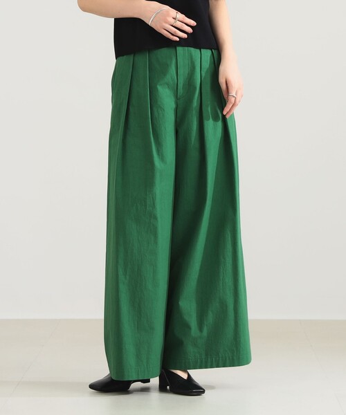 セール】【1/9再値下げ】AK+1 / コットン ワイドパンツ［手洗い可