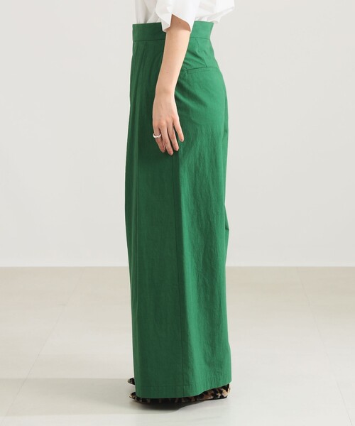 Demi-Luxe BEAMS（デミルクス ビームス）の「【1/9再値下げ】AK+1 / コットン ワイドパンツ［手洗い可］（その他パンツ・レディース・ホワイト系その他6/グリーン・36/38）」の20枚目の写真