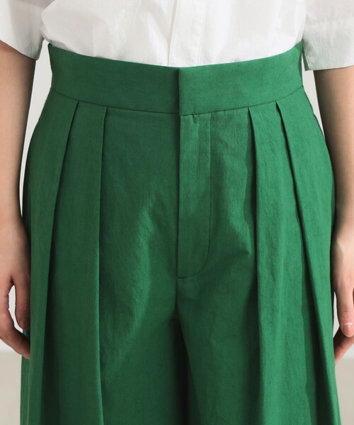 Demi-Luxe BEAMS（デミルクス ビームス）の「【1/9再値下げ】AK+1 / コットン ワイドパンツ［手洗い可］（その他パンツ・レディース・ホワイト系その他6/グリーン・36/38）」の22枚目の写真