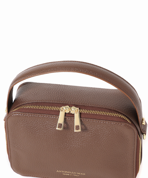 SLOBE IENA（スローブイエナ）の「ANTONELLO MASI/アントネッロマージ SLOBE別注 レザーハンドルバッグ（ハンドバッグ・レディース・ブラック/ブラウン・FREE）」の20枚目の写真