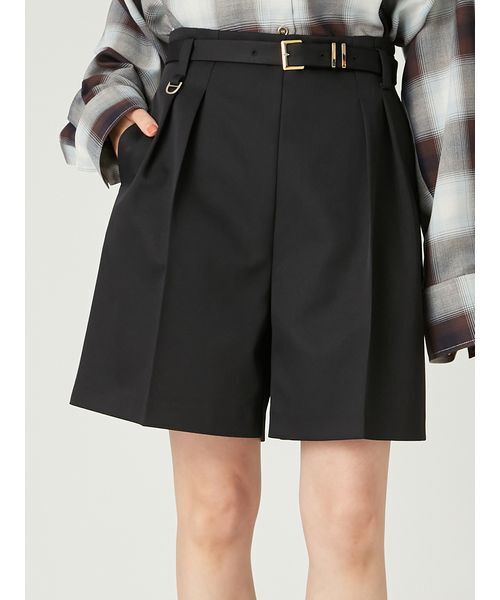 FRAY I.D（フレイアイディー）の「Dリングショートパンツ（その他パンツ・レディース・ブラウン/ブラック/マルチ・0/1）」の16枚目の写真