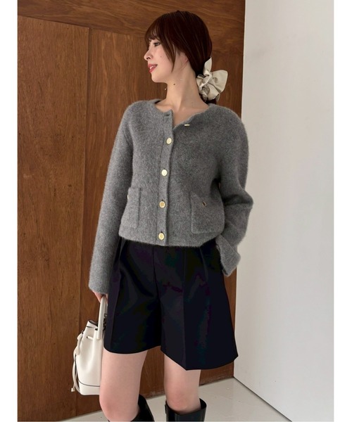 FRAY I.D（フレイアイディー）の「Dリングショートパンツ（その他パンツ・レディース・ブラウン/ブラック/マルチ・0/1）」の5枚目の写真