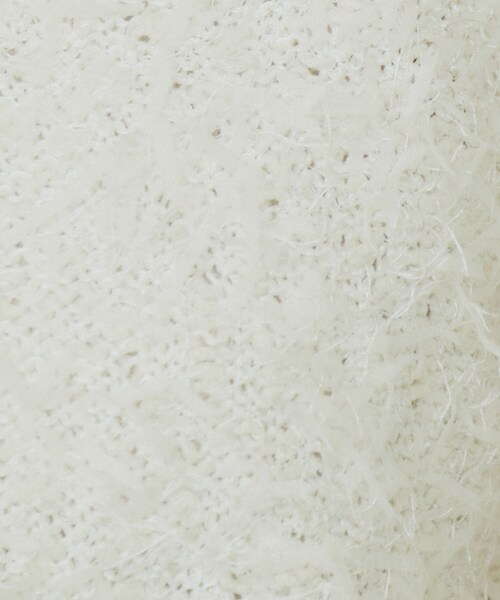 index（インデックス）の「《Can Cam掲載》フリンジシャギーコンパクトベスト【洗濯機洗い可】（ベスト・レディース・パープル/ブラック/オフホワイト・40/38/42）」の8枚目の写真