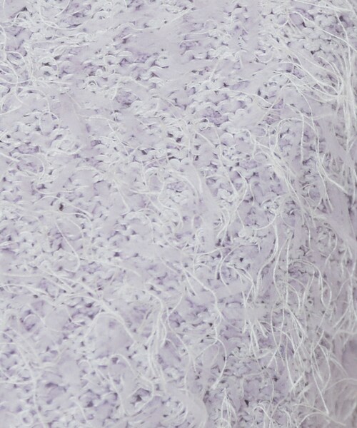 index（インデックス）の「《Can Cam掲載》フリンジシャギーコンパクトベスト【洗濯機洗い可】（ベスト・レディース・パープル/ブラック/オフホワイト・40/38/42）」の18枚目の写真