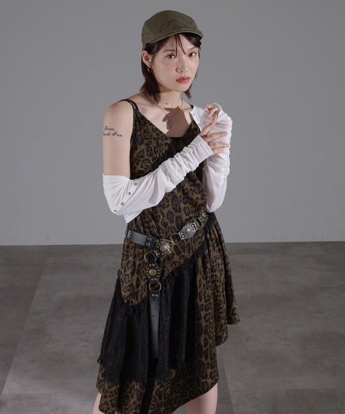 apres jour mignon（アプレジュールミニョン）の「レースコンビイレヘムワンピース（ワンピース・レディース・ダークブラウン/モカ/オフホワイト/ブラック/ブラウン系その他/その他・X-LARGE/フリー）」の15枚目の写真